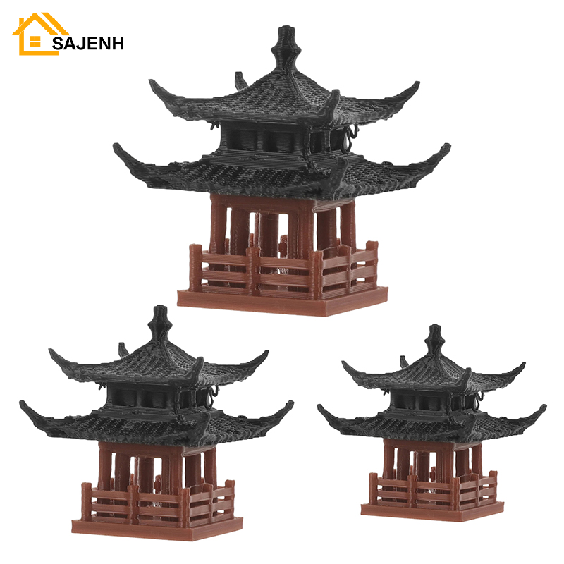 Mini Bonsai Zen Garden - Patung Pagoda Mini Dekorasi Taman Peri