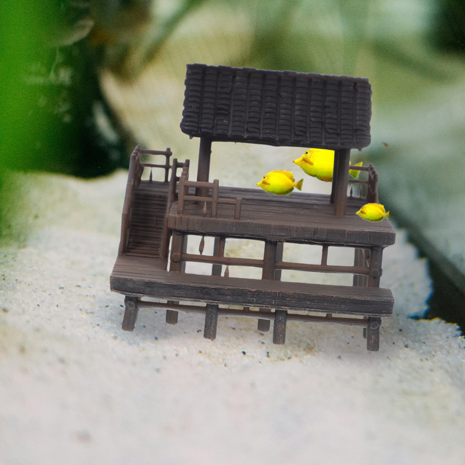 Patung Paviliun Mini yang Dibu - Mini Bonsai Zen Garden ulasan dan harga