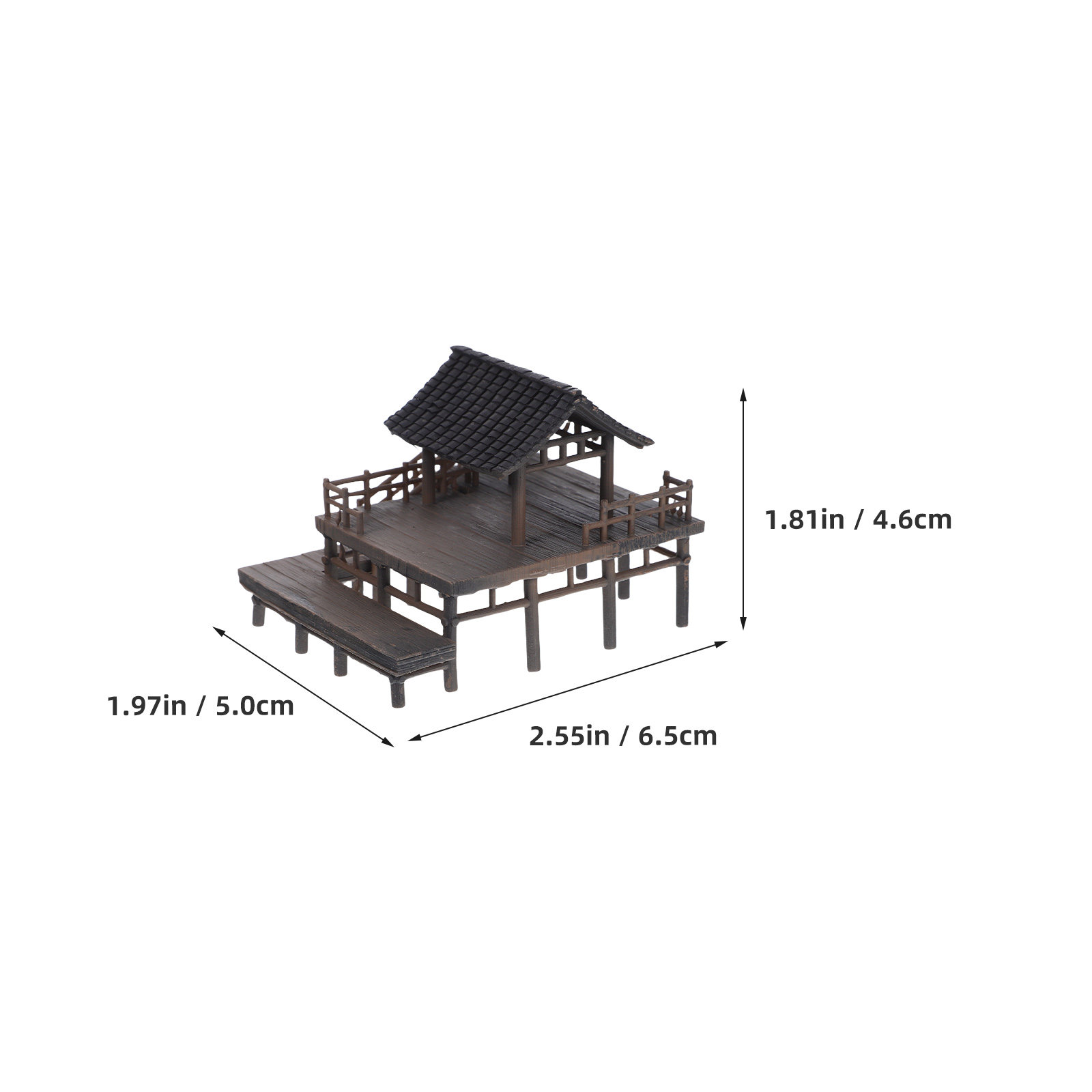 Patung Paviliun Mini yang Dibu - Mini Bonsai Zen Garden ulasan dan harga