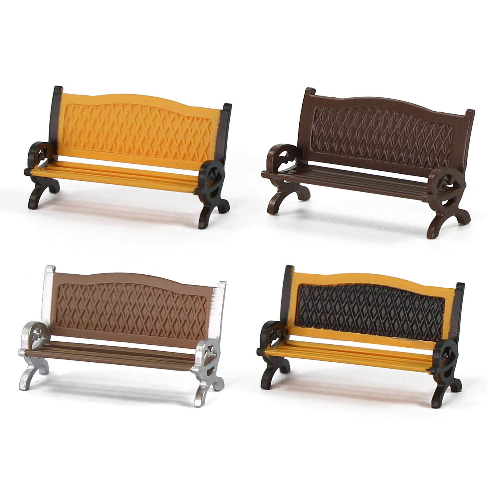 Evemodel 12pcs HO skala 1:87 t - Bonsai Garden Bench ulasan dan harga