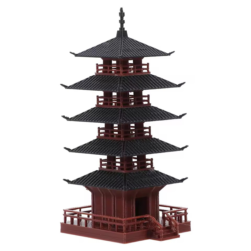 Panas! Patung Pagoda Mini Mode - Mini Bonsai Zen Garden ulasan dan harga