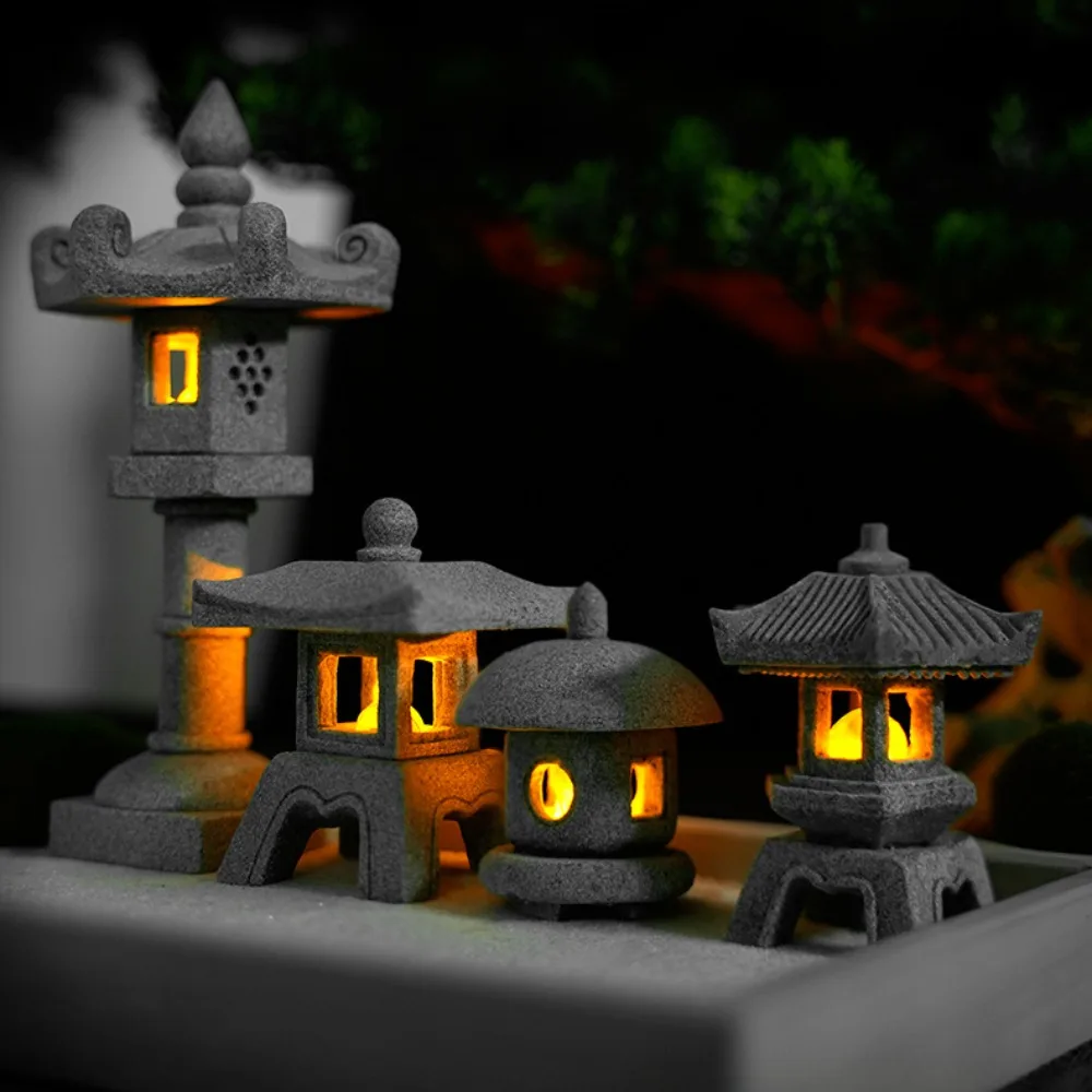 Patung Taman Lampu Lentera Pag - Mini Bonsai Zen Garden ulasan dan harga