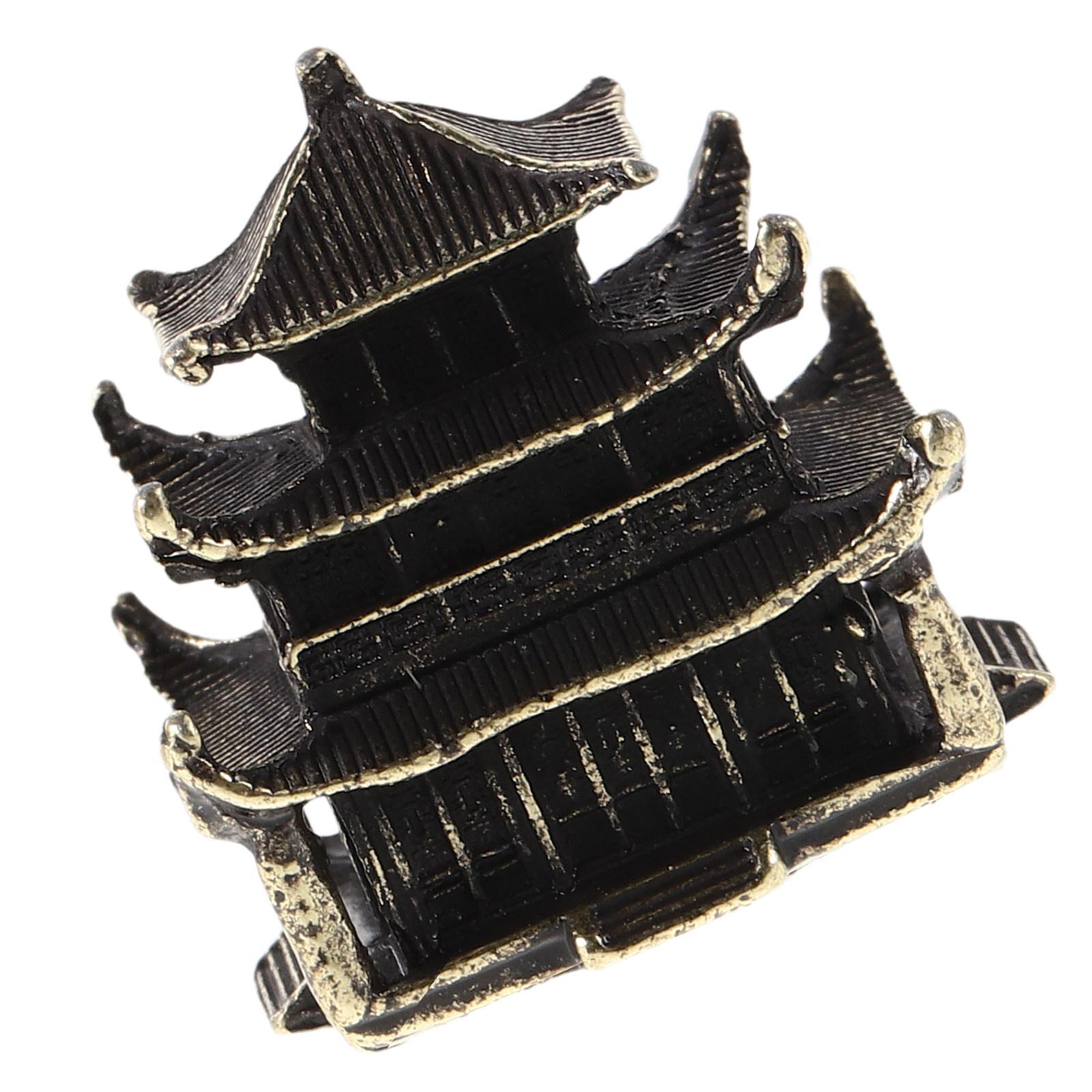 Patung Pagoda Kuningan Mini, P - Mini Bonsai Zen Garden ulasan dan harga
