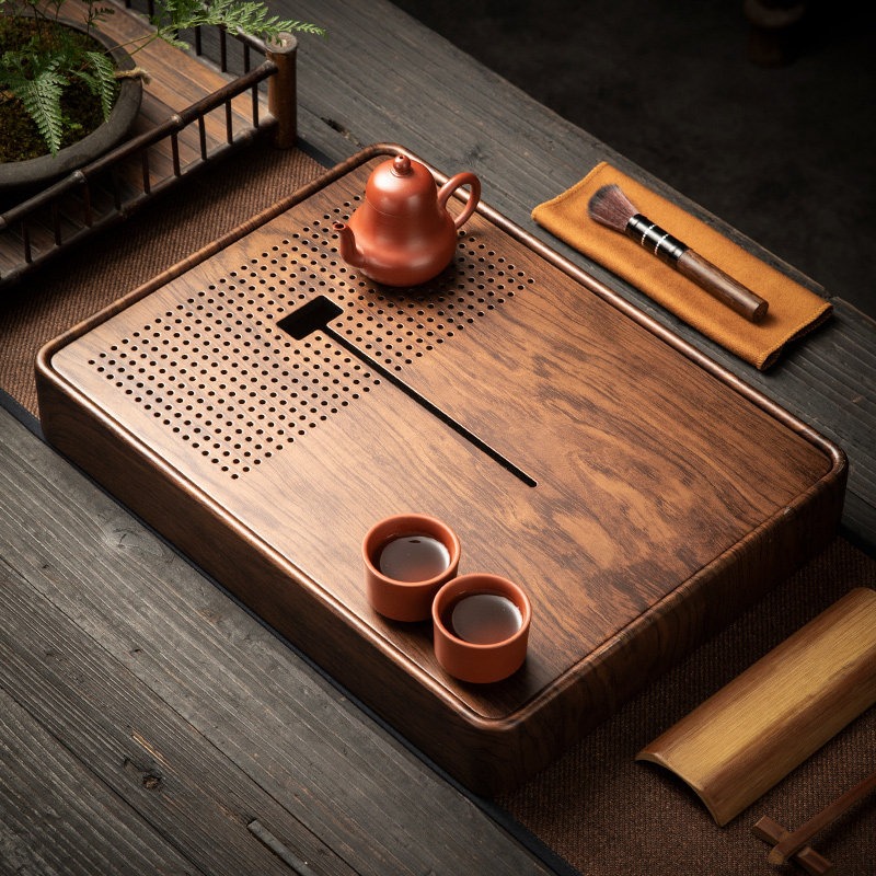 Nampan Teh Bambu Persegi Panja - Drip Tray Saucer ulasan dan harga