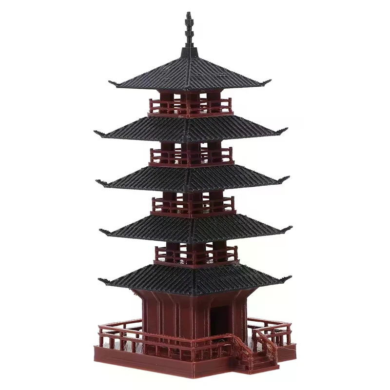 Patung Pagoda Mini Model Bangu - Mini Bonsai Zen Garden ulasan dan harga