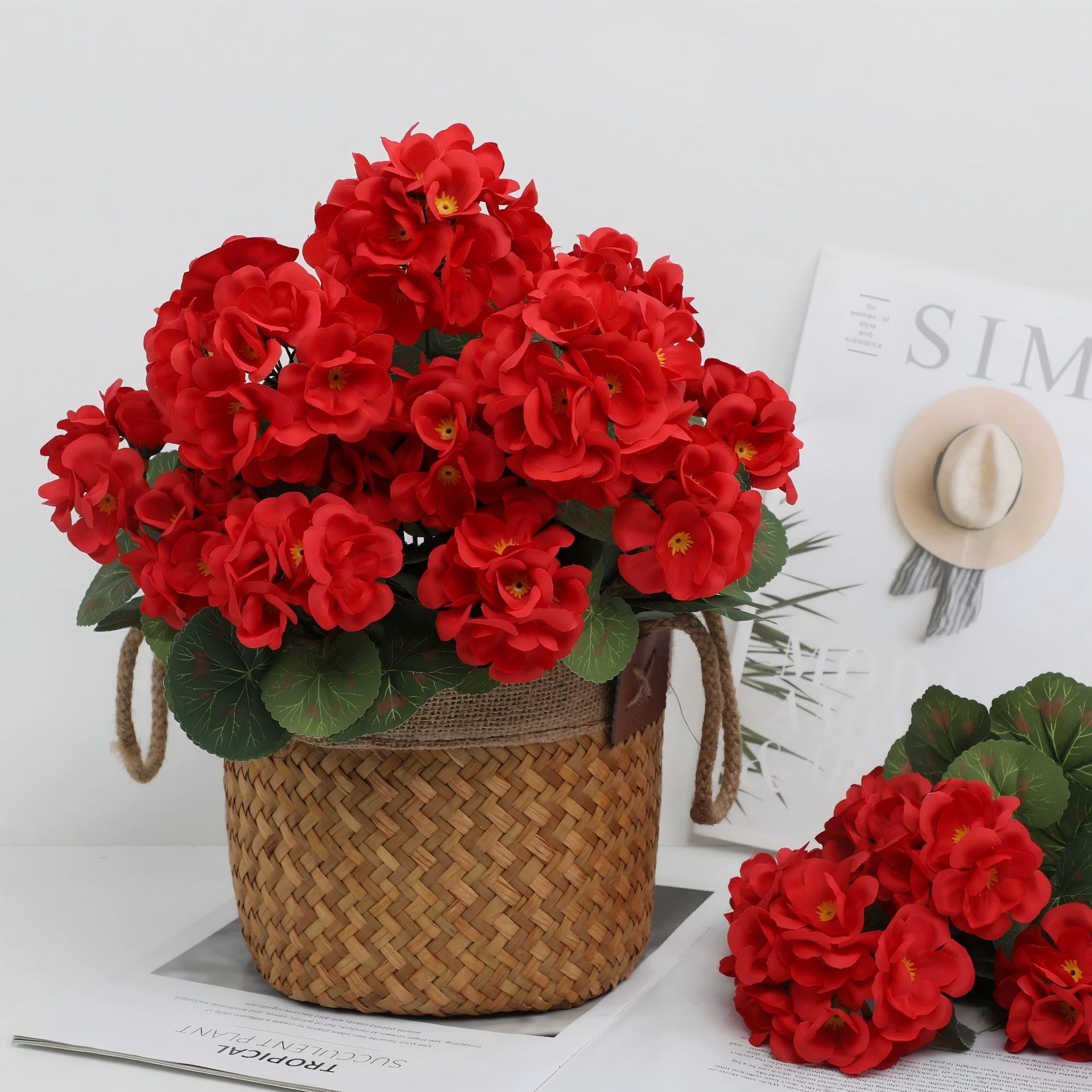 1/3 Buah Bunga Buatan Tanaman  - Bonsai Garden Festival ulasan dan harga