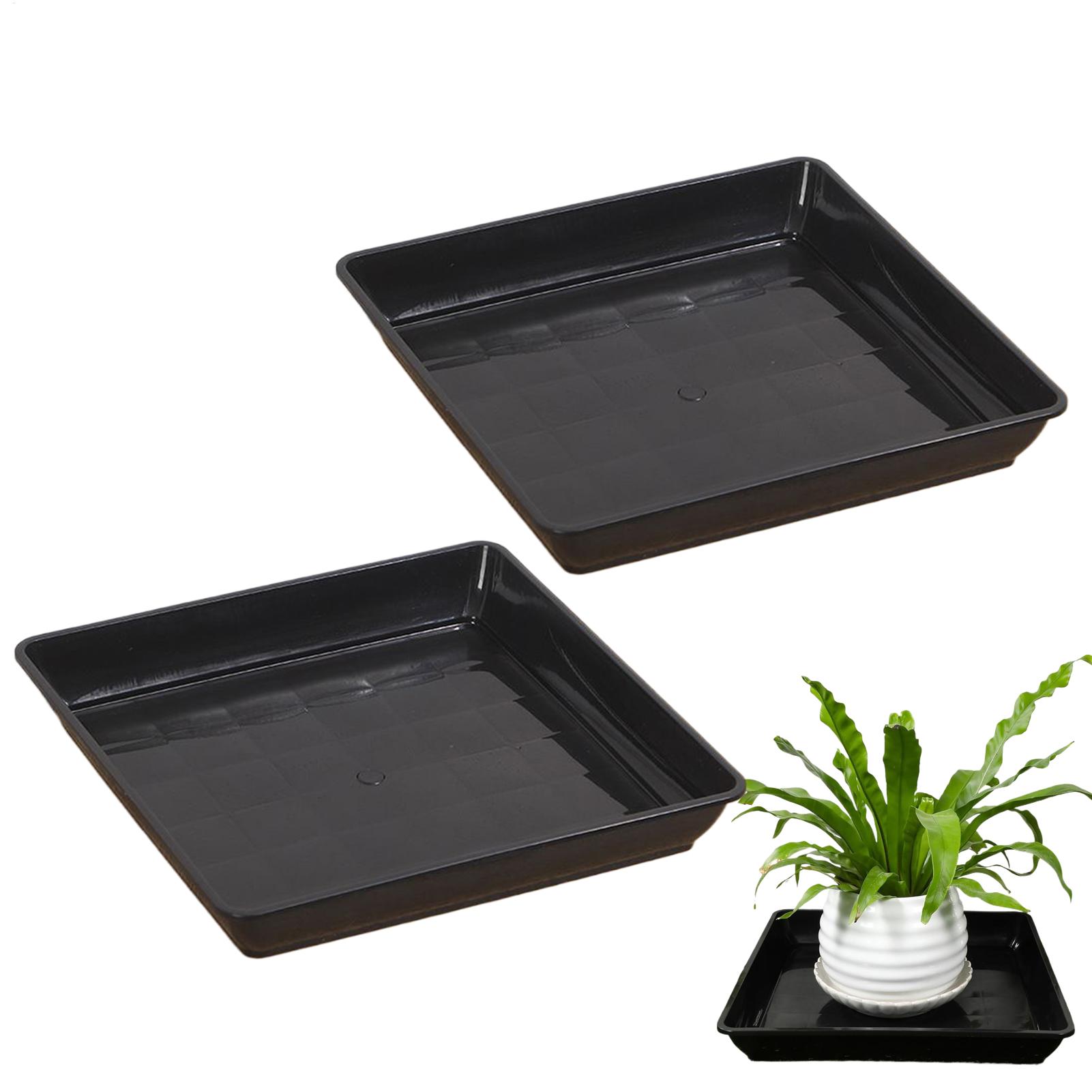 Nampan Pot Bunga 2Pcs/set Namp - Drip Tray Saucer ulasan dan harga