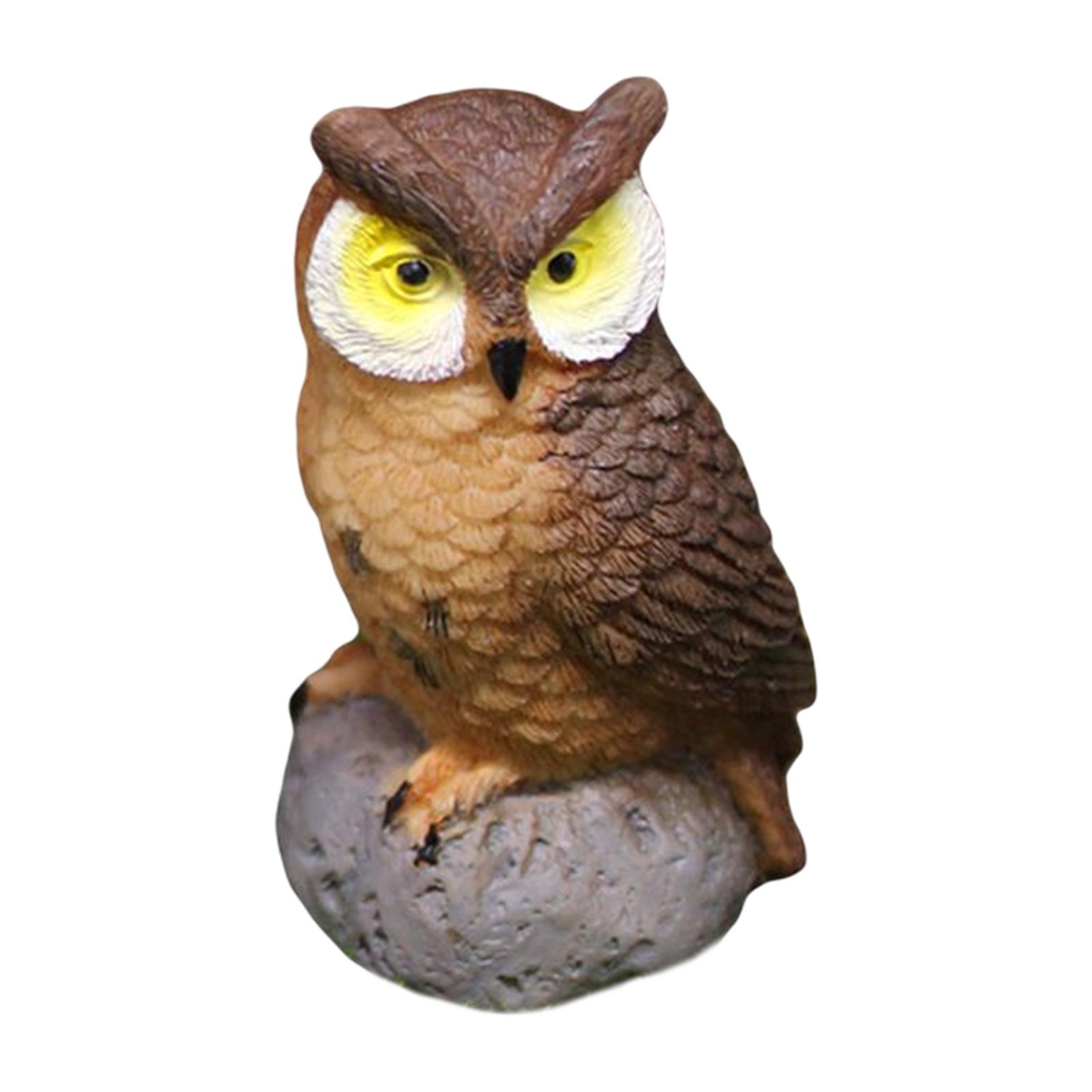Figur Patung Burung Hantu Mini - Mini Bonsai Zen Garden ulasan dan harga