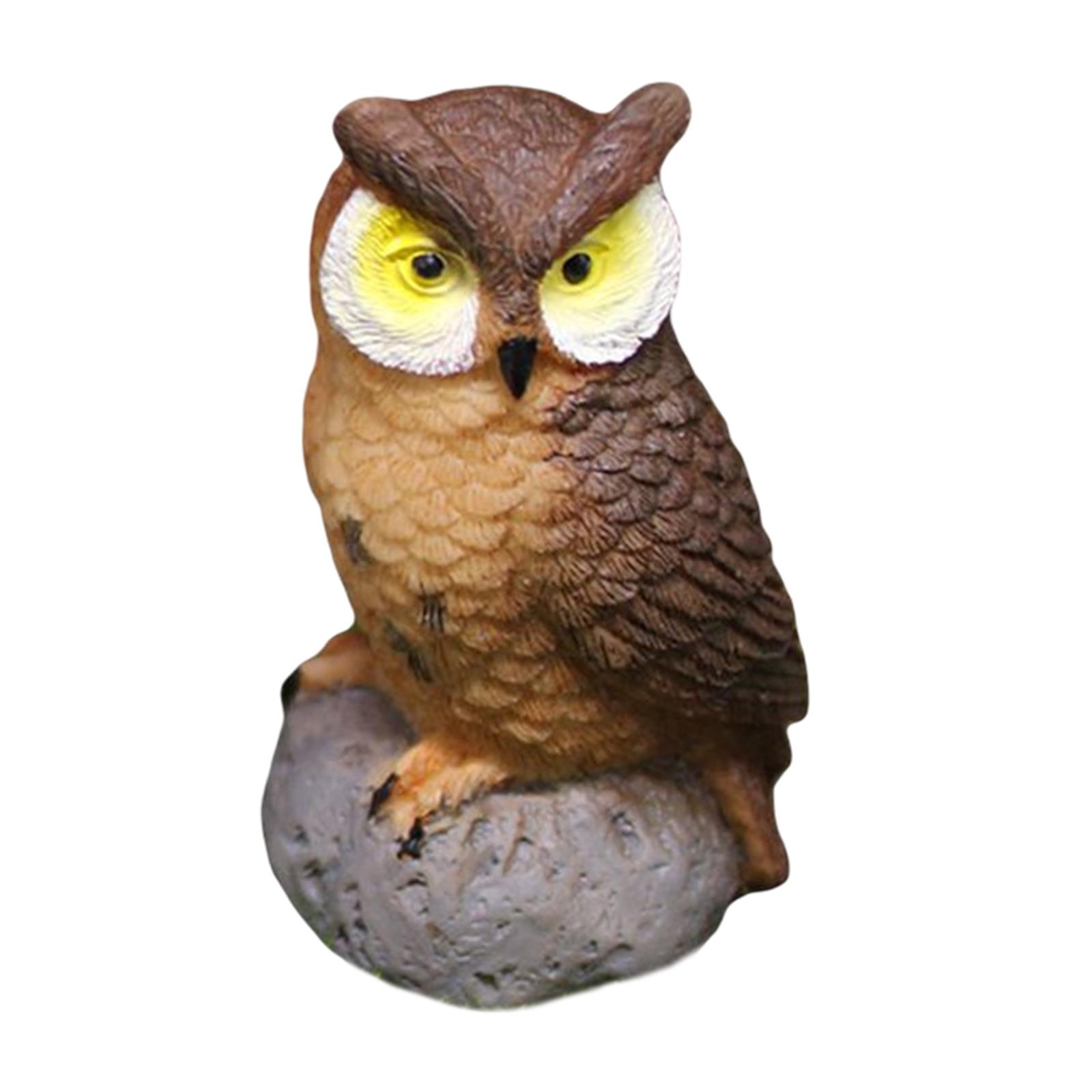 Figur Patung Burung Hantu Mini - Mini Bonsai Zen Garden ulasan dan harga