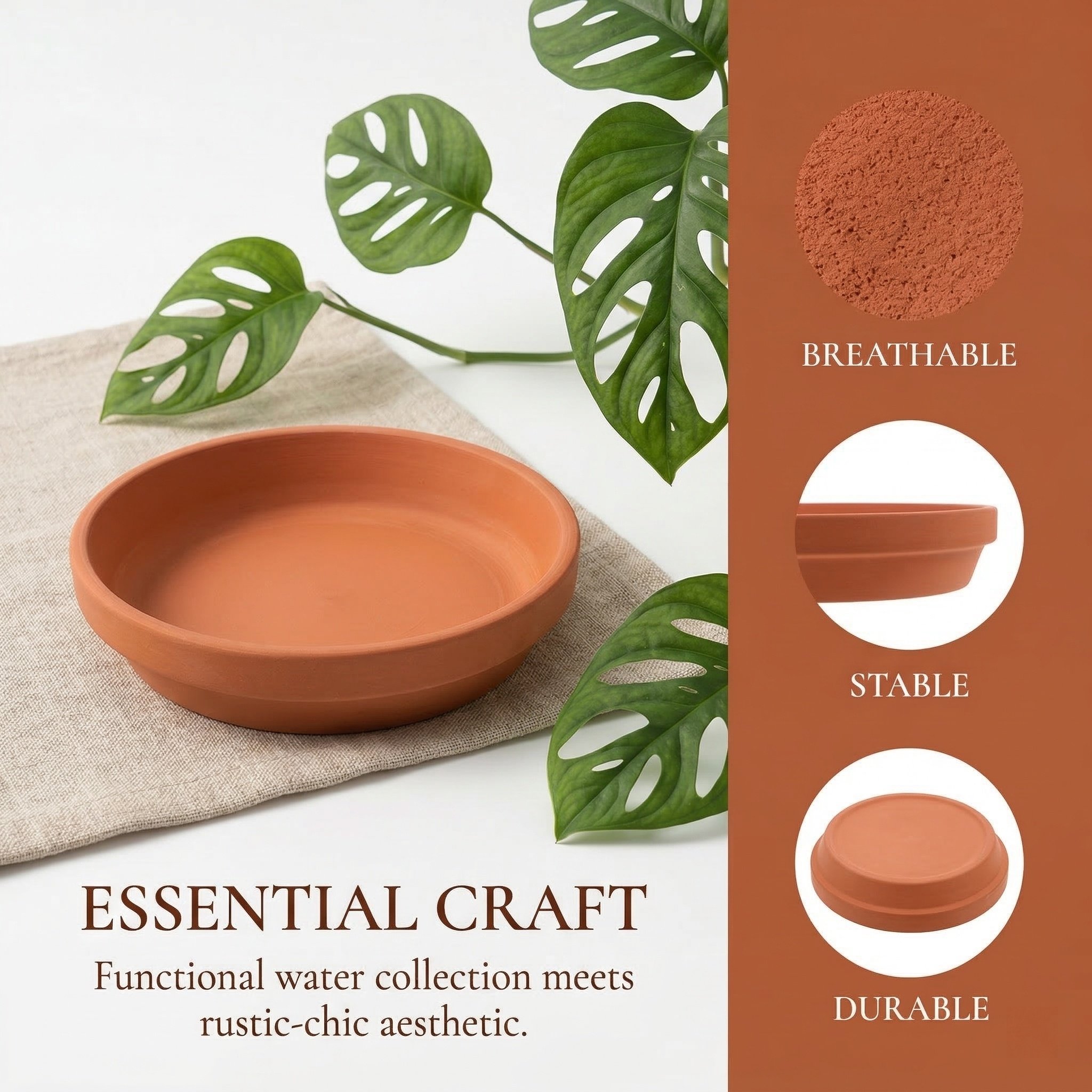 12 Buah Alas Pot Tanaman 11Cm  - Drip Tray Saucer ulasan dan harga
