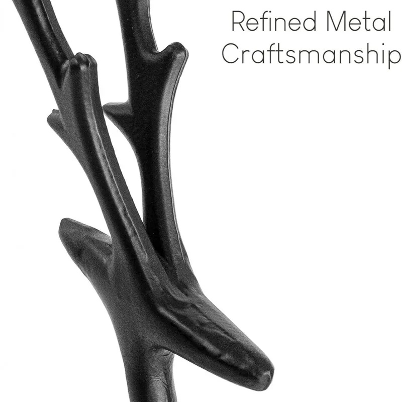 1 buah Patung Rusa Natal Hitam - Bonsai Garden Bench ulasan dan harga
