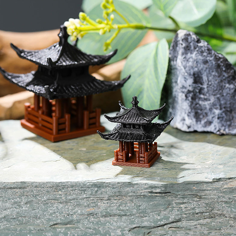 Patung Pagoda Mini Dekorasi Ta - Mini Bonsai Zen Garden ulasan dan harga
